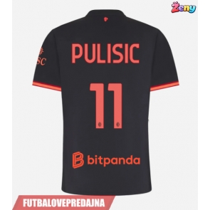 Lacne Ženy Futbalové dres AC Milan Christian Pulisic #11 2026-27 Krátky Rukáv - Tretina